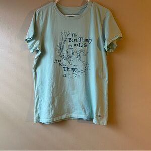 Life Is Good Winne The Pooh Short Sleeve T Shirt Size Large